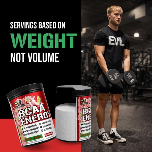 Miniatura 6 de Evlution EVL BCAAs Polvo de Aminoácidos - Polvo BCAA Energy Pre Entrenamiento para Recuperación Muscular, Crecimiento Magro y Resistencia - Bebida