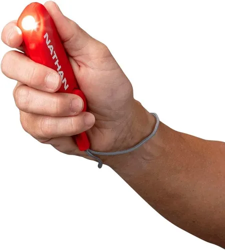 Miniatura 5 de Nathan Cable de alarma personal. Sirena SafeRun en caso de emergencia 120 dB con/sin luz estroboscópica. Clip de seguridad para correr, despertar