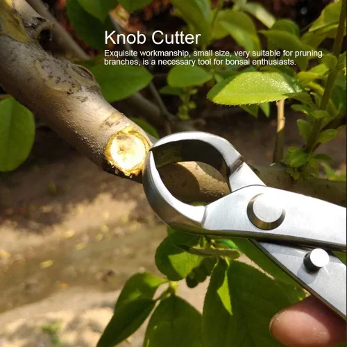 Miniatura 7 de Cortador de perilla, 7.087 in de acero inoxidable Perilla Cortador de Bola Tijeras de Paisaje Modelado Jardín Bonsai Herramientas