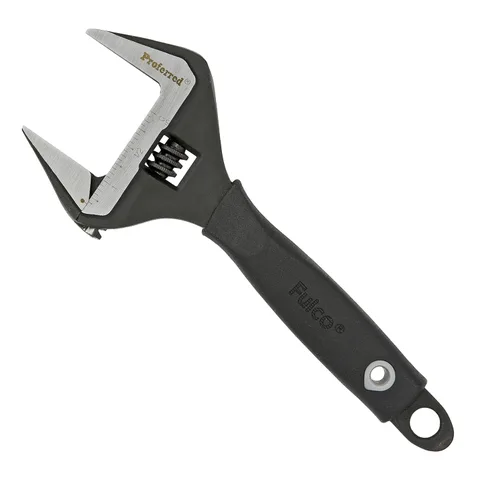 Llave ajustable de fontanería, acabado de fosfato negro, 4 opciones de tamaño disponibles de 6 pulgadas, 8 pulgadas, 10 pulgadas, 12 pulgadas -