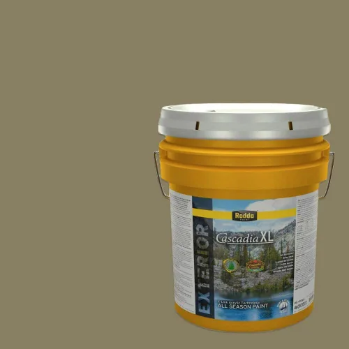 Miniatura 117 de Rodda Paint CASCADIA XL Pintura e imprimación satinada exterior en uno, cuarto de galón, resistencia industrial