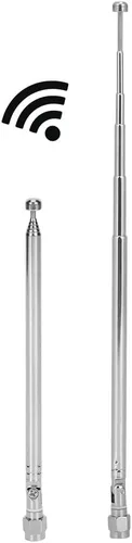 Miniatura 5 de Teleskopantenne SMA Stecker Sdr,SMA telescópico,Escáner de radio conector macho 40Mhz 6Ghz cal extensibles Accesorios,Telescópico SMA Macho Conector