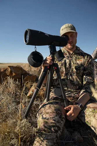 Miniatura 5 de BOG DeathGrip Aluminum Tripod with Durable Frame, Lightweight, Stable Design, Bubble Level, Adjustable Legs, Shooting Rest, and Hands-Free Operation