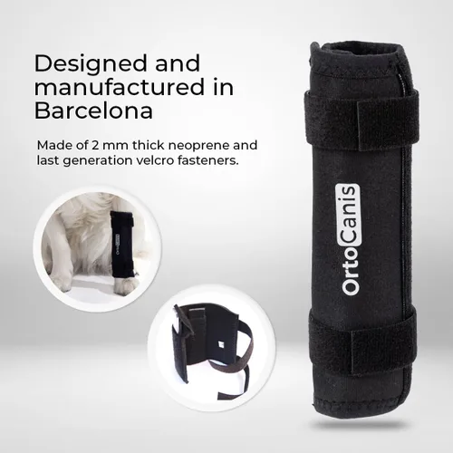 Miniatura 5 de Ortocanis - Soporte carpiano para perros Inestabilidad carpiano u osteoartritis, hiperextensión carpiano Estabiliza y reduce el dolor Férulas