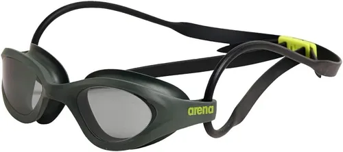Miniatura 2 de ARENA Gafas de natación 365, lentes antiniebla, gafas para nadar con lentes anchas, puente nasal autoajustable Verde oscuro (lente ahumado)