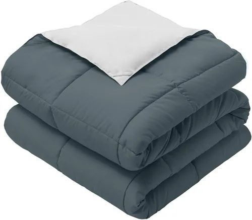 Miniatura 5 de Royal Hotel Bedding Manta reversible para bebé, manta para niños, hipoalergénica alternativa al plumón de calor medio, 30 x 40 pulgadas, juego de 2