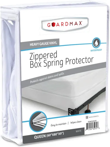 Miniatura 18 de Guardmax Premium Funda para Somier - Funda Impermeable y Antichinches para Somier King Size con Cierre, de 6 Lados, Absorbente, Protege Contra