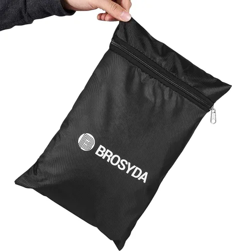 Miniatura 8 de Fundas para sillas de patio, impermeables, paquete de 2, tela Oxford 600D resistente, 29 pulgadas de ancho x 30 pulgadas de profundidad x 36 Negro