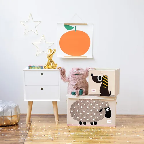 Miniatura 4 de 3 Sprouts Organizador de almacenamiento de juguetes: Organizador de caja de juguetes en cubo para sala de juegos, guardería - Cesta