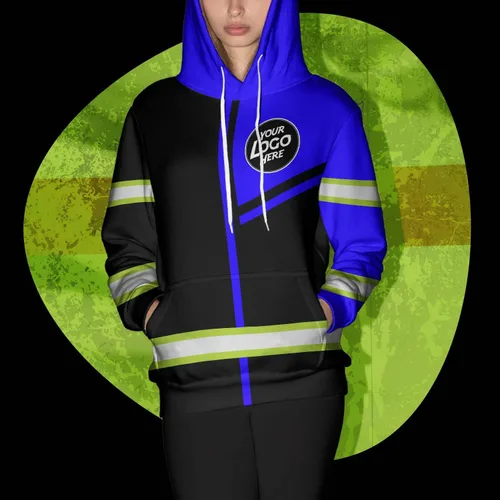 Miniatura 5 de Empresa, Equipo Uniforme Camisa de Alta Visibilidad para Hombres Camisa de Seguridad Logotipo Personalizado Nombre con Cintas Reflectantes AMZ02