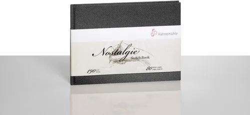 Miniatura 2 de Hahnemuhle Nostalgie - Cuaderno de bocetos (A5, 5.8 x 8.3 pulgadas), 6.70 oz/m², 40 hojas/80 páginas