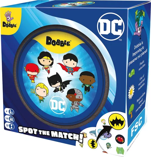 Miniatura 2 de Asmodee Juego de cartas Dobble DC Universe