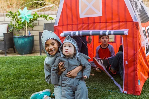 Miniatura 18 de Pacific Play Tents 60810 Barnyard Playhouse Carpa, 48 x 38 x 48 pulgadas, Multi