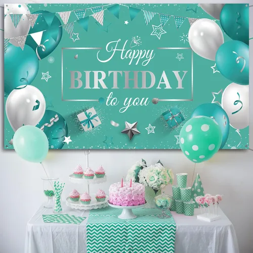 Miniatura 4 de Tatuo - Telón de fondo con decoración de feliz cumpleaños, póster con purpurina para cumpleaños, suministros de fiesta, fondo de fotos para hombres