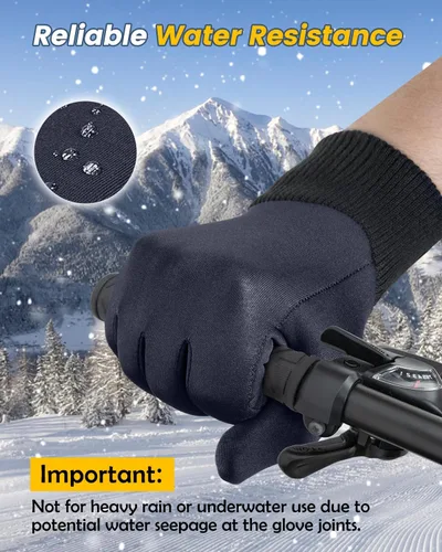 Miniatura 5 de FEWTUR Winter Gloves for Men Women Cold Weather - Touchscreen Gloves for Running