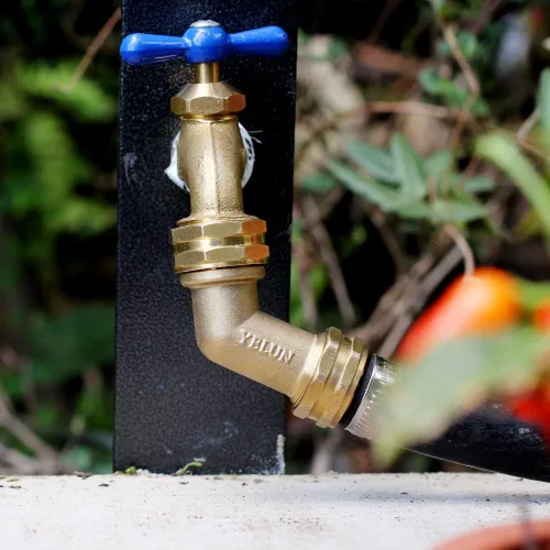 Miniatura 6 de Conector de codo de manguera de jardín, accesorios de tubería de latón macizo de 45 grados, codo de manguera, elimina el estrés y la tensión