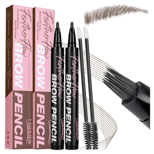 Miniatura 20 de Lashview Ellipse Extensiones de pestañas planas de 0.15 mm, rizo C de 0.43 pulgadas, negro visón, pestañas individuales, súper mate, extremadamente