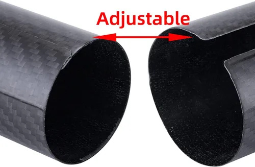 Miniatura 5 de Cubierta protectora de horquilla delantera de fibra de carbono para motocicleta, protector de amortiguador, polainas de protección de caperuanos