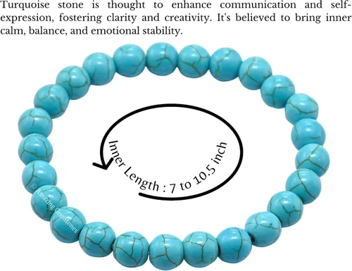Miniatura 500 de Amazing Gemstone Crystal Bracelet for Women Men's Gifts - Protection Healing Crystal Bracelet - 8mm Gemstone Beaded Stretchable Bracelet Pulseras