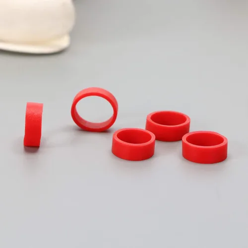 Miniatura 4 de ONLYKXY 100 bridas de silicona para cables, líneas de datos, anillos de goma reutilizables, correas de sujeción de cables de alimentación, anillo