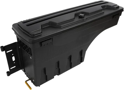 Miniatura 8 de ROADFAR Caja de almacenamiento de repuesto para caja de camión para Toyota para Tacoma 2019-2020 Caja de herramientas con cerradura para caja