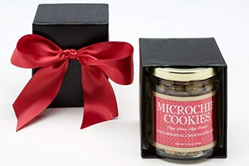 Las galletas con chispas de chocolate más pequeñas y irresistibles del mundo, regala microchips gourmet, mini galletas frescas de 5 onzas en caja de