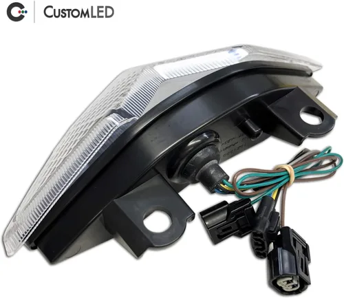 Miniatura 3 de Blaster-X - Luz trasera LED integrada para Kawasaki Versys 650 2022-2025 (lente transparente)