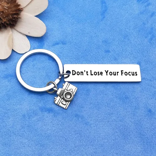 Miniatura 2 de Llavero de regalo para fotógrafos, amantes de la cámara, llavero Don't Lose Your Focus, regalo de Navidad, graduación, cumpleaños, para fotografía