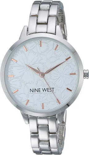 Miniatura 6 de Nine West - Reloj de brazalete con esfera floral para mujer