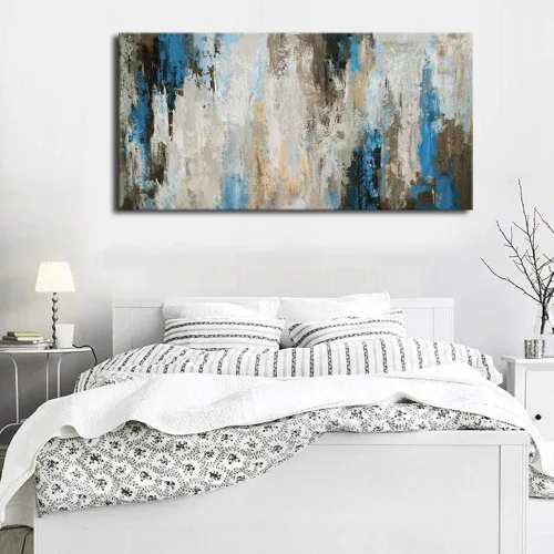 Miniatura 4 de Lienzo decorativo abstracto para pared, arte moderno, abstracto, contemporáneo, decoración de pared para dormitorio, sala de estar, baño, cocina