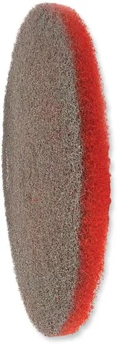 Miniatura 2 de EZ Care - Almohadilla para fregar resistente, 20 diámetros, color rojo/gris, 5/cartón