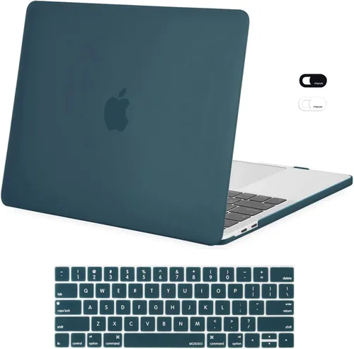 Miniatura 10 de MOSISO - Carcasa rígida de plástico, compatible con MacBook Pro de 13 pulgadas y cubierta para teclado y cámara web