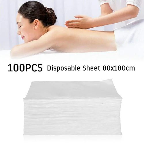 Miniatura 6 de BNP 10 piezas de sábanas de spa desechables para mesa de masaje, cubierta impermeable no tejida para masajes, spa y exámenes, suministros de spa