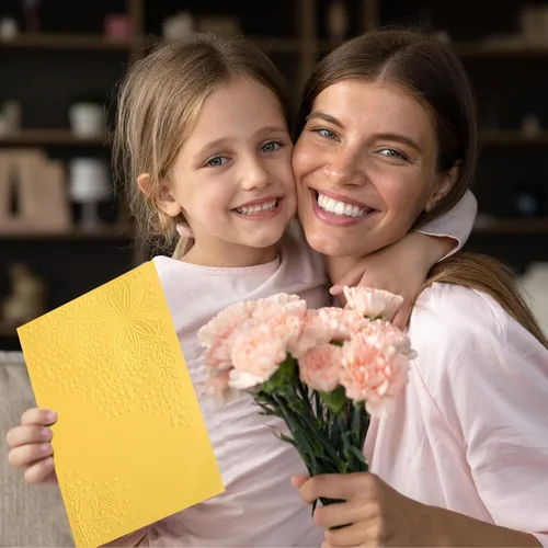 Miniatura 7 de Mumufy 20 Carpetas de Repujado para Hacer Tarjetas Plantilla de Estencil de Repujado DIY Molde Decorativo de Tarjeta de Papel de Plástico para Álbum