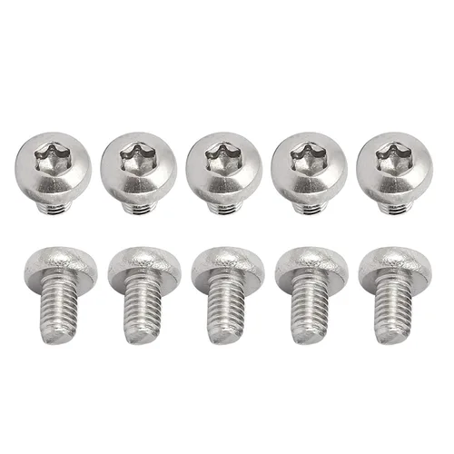 Miniatura 7 de DTGN Tornillos Torx de cabeza plana M1.0.236x0.118 in (DXL), paquete de 20, buenos para maquinaria, sujetadores de seguridad Torx de acero