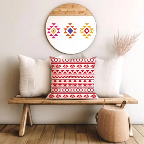 Miniatura 3 de yhslmh Plantillas geométricas tribales para pintar en muebles de madera, pared, lienzo reutilizable, plantilla azteca para manualidades, niños
