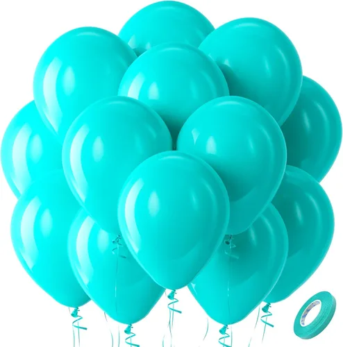 Miniatura 36 de Bezente - Globos de 12 pulgadas de látex con confeti para bodas, graduaciones, despedidas de soltera y cumpleaños, aptos para helio, dorado, 60