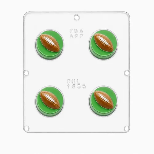 Miniatura 8 de Molde de caramelo de chocolate para galletas de fútbol, 1635 Candy Molds N More