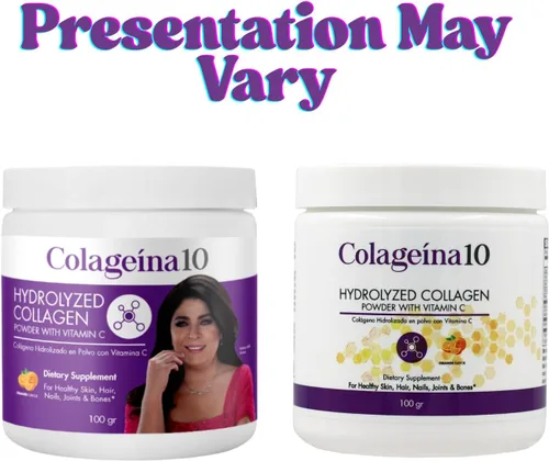 Miniatura 2 de Colageína 10, Polvo de colágeno hidrolizado con ácido hialurónico, Mejora la apariencia de la piel, ayuda al crecimiento del cabello, uñas más