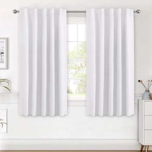 Miniatura 16 de H.VERSAILTEX Cortinas opacas con aislamiento térmico, paneles de tratamiento de ventana, cortinas opacas para oscurecer la habitación, cortinas Gris