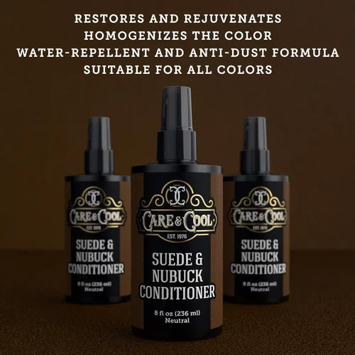 Miniatura 3 de Care & Cool Acondicionador, renovador y protector de gamuza y nobuck (8 onzas líquidas). Tu mejor opción para impermeabilizar y rejuvenecer