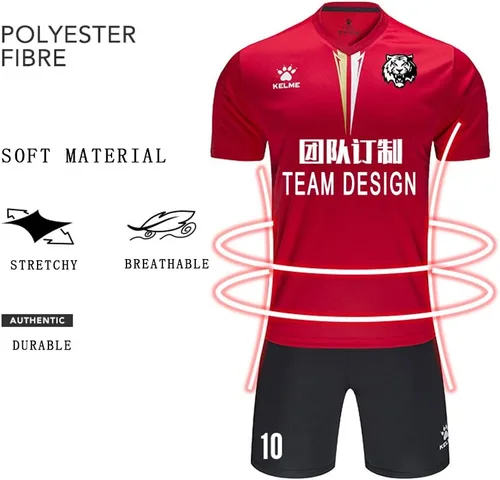 Miniatura 3 de KELME Custom Quick Dry Soccer Jerseys Deporte Equipo Entrenamiento Uniforme Césped Traje