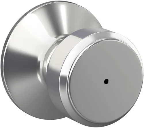 Miniatura 76 de SCHLAGE F51A BWE 622 - Pomo de puerta Bowery, cerradura de entrada con llave, color negro mate Mate negro