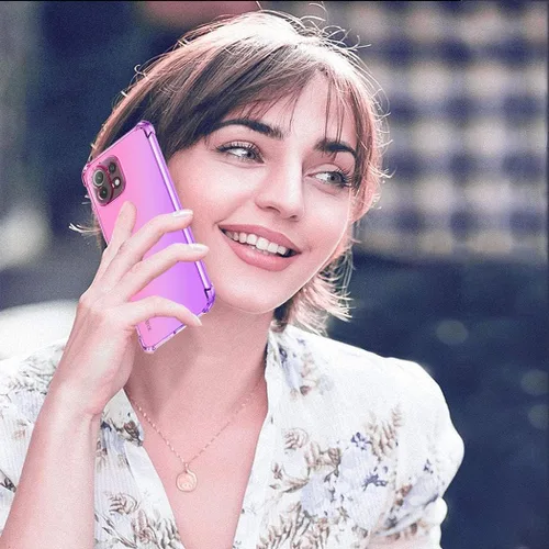 Miniatura 6 de Funda para Xiaomi 11 Lite/Mi 11 Lite 5G Cute Case Girls Women, Gradient Slim Anti Scratch Soft TPU Funda protectora a prueba de golpes para Xiaomi