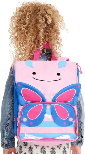Miniatura 50 de Skip Hop - Mochila para preescolar, colección Zoo, para niños pequeños de 3 a 4 años, diseño de llama