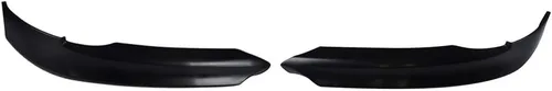 IKON MOTORSPORTS, Parachoques de alerón delantero compatible con BMW 3 Series E90 2005-2008, estilo de fábrica pintado #A34 Metálico Ártico/Metálico