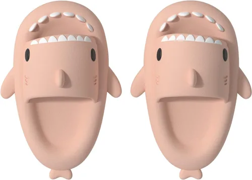 Miniatura 4 de ChayChax- Sandalias con diseño de tiburónnubecaricatura antideslizantes de punta abierta para niños y niñas, muy cómodas, bonitas, suela gruesa