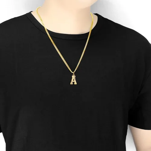 Miniatura 4 de AIAINAGI Collar de béisbol con letra A-Z para niños, dije de béisbol de acero inoxidable, cadena de plata de 22 pulgadas, regalo de béisbol