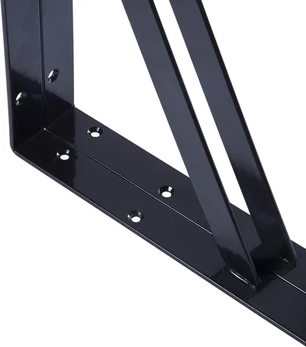 Miniatura 4 de NEODROP Paquete de 4 soportes de estante de 12 pulgadas de alta resistencia, soporte de pared grande para estantes de almacenamiento de garaje