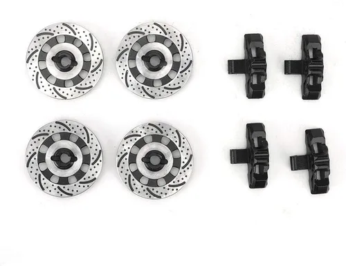 Disco de freno a control remoto, aleación de aluminio, ligero, duradero, rotor de freno a escala 1/7 para carreras de deriva desierto Offroad RC